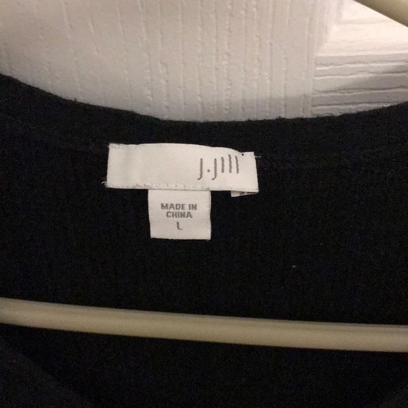 Black j.jill light sweater - size L - Picture 2 of 2